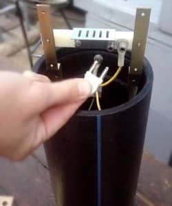 Контактная пластина локализационного столбика