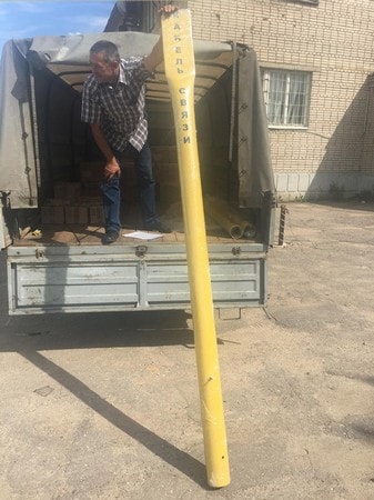 Столбик указательно-измерительный для оптического кабеля связи