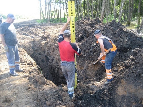 Установка столбика